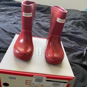 HUNTER Rain Boots Red
